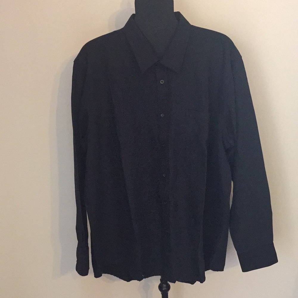Haggar Button Down Suede Shirt